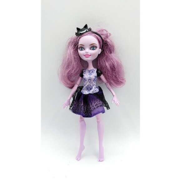 Ever After High First Chapter Kitty Cheshire Doll Headband Purple - Picture 1 of 2